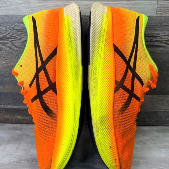 Asics Metaspeed Sky Mens Running Shoes Orange Yellow Gradient 1011B215 Size 12 - Picture 8 of 10